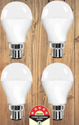 Dunagiri 9 W Basic Round B22 D LED Bulb(Clear, Pack of 4)
