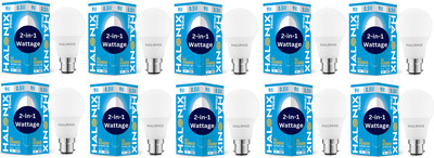 HALONIX 9 W, 0.5 W Round B22 LED Bulb  (White, Pack Of 10) For Rs. 599 @ 62 %