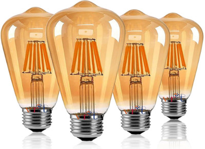 Origin 40 W Eye Safety Compliance Mushroom E27 LED Bulb(Yellow, Pack of 4)