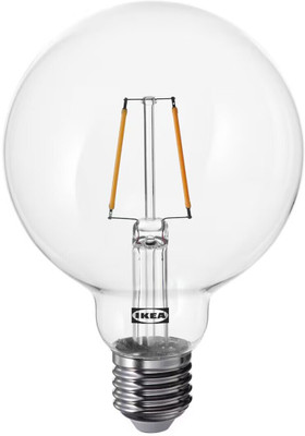IKEA 1.1 W Basic Globe E27 LED Bulb(Clear)