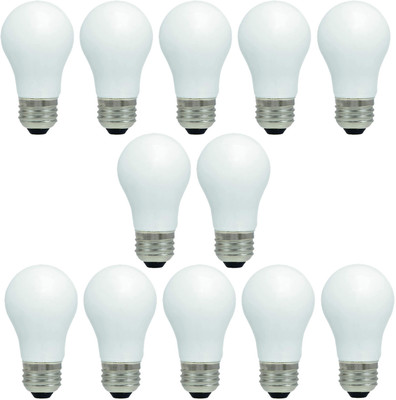 Tip 'n' Top 6 W Basic Globe E27 LED Bulb(Yellow, Pack of 12)