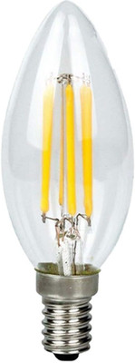 ZOREZA 4 W Basic Candle E14 Incandescent Bulb(Yellow, Pack of 2)