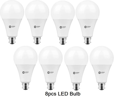 ORIENT 12 W Basic Standard B22 LED Bulb(White, Pack of 8)