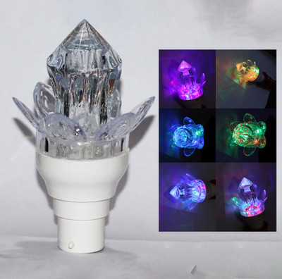 HexaGear 0.5 W Basic Decorative 2 Pin, Plug & Play Decorative Bulb(RGB)