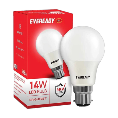 EVEREADY 14 W Basic Round B22 LED Bulb(White)