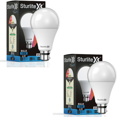 Sturlite 18 W Basic Standard B22 D LED Bulb(White, Pack of 2)