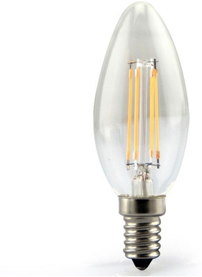 Roshni & Light 6 W Basic Candle E14 LED Bulb(White, Pack of 4)