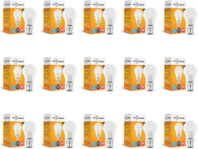Wipro 10 W Basic Standard B22 LED Bulb(White, Pack of 15)