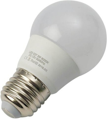 Sol 3 W Basic Standard LED Bulb(White, Pack of 2)
