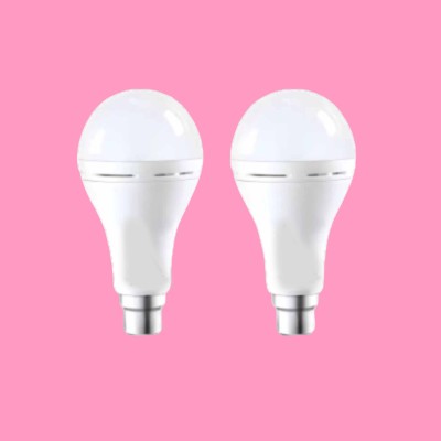 ONIEXO 12 W Round B22 Inverter Bulb(White, Pack of 2)