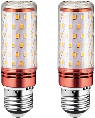 KINIS 12 W Basic Standard E27 LED Bulb(Yellow, White, Pack of 2)