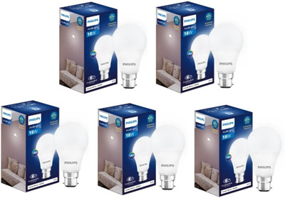 PHILIPS 18 W Basic Standard B22 LED Bulb(White, Pack of 5)