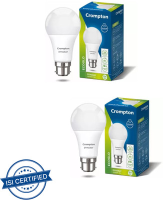 Crompton 12 W Basic Standard B22 LED Bulb(White, Pack of 2)