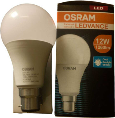 ledvance 12 W Basic Standard B22 D LED Bulb(White, Pack of 10)