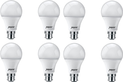 Jaquar 9 W Basic Standard B22 LED Bulb(White, Pack of 8)