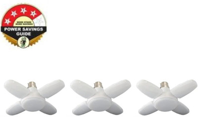 Gold Nation 25 W Basic Standard B22 LED Bulb(White, Pack of 3)