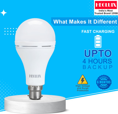 heoluix 12 W Inverter Standard B22 D Inverter Bulb(White)