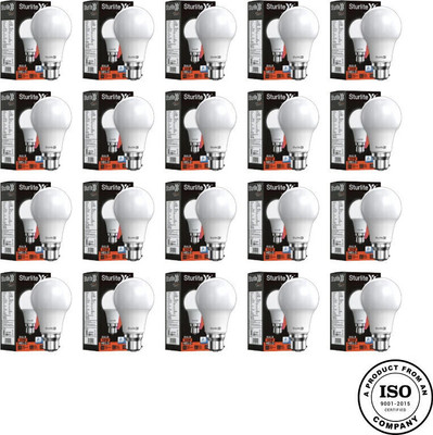 Sturlite 10 W Basic Standard B22 D LED Bulb(White, Pack of 20)