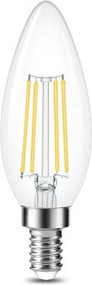 vibunt 4 W Basic Candle E14 LED Bulb(Yellow)