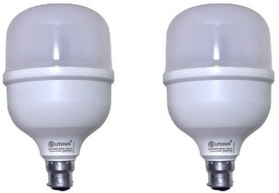 LiteSun 30 W Basic Standard B22 LED Bulb(White, Pack of 2)