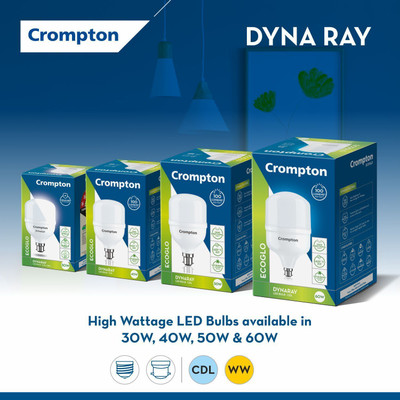 Crompton 30 W Basic Standard B22 LED Bulb(White, Pack of 2)