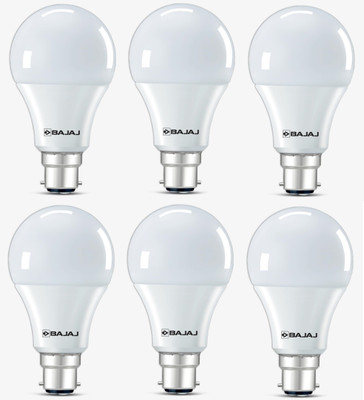 BAJAJ 9 W Basic Standard B22 LED Bulb(White, Pack of 6)
