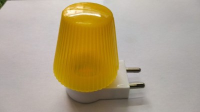 CAMCARE 0.5 W Basic Round 2 Pin LED Bulb(Yellow, Pack of 5)