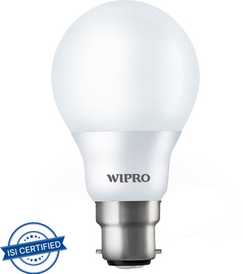 Wipro 7 W Basic Standard B22 LED Bulb(White)