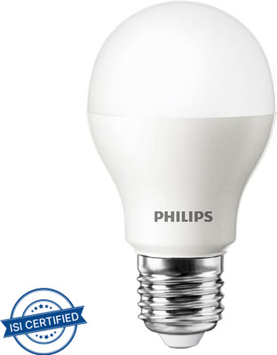 PHILIPS 9 W Basic Standard E27 LED Bulb(White)