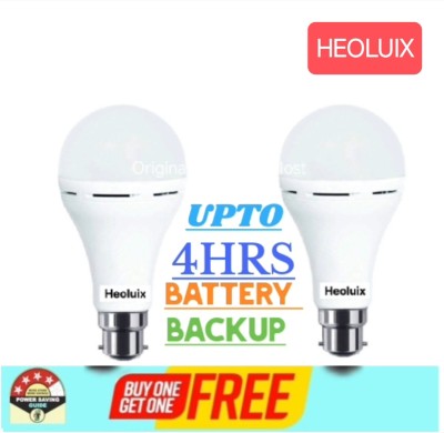 heoluix 12 W Standard B22 Inverter Inverter Bulb(White, Pack of 2)