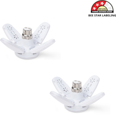 Glowing Night 30 W Basic Standard B22 LED Bulb(White, Pack of 2)