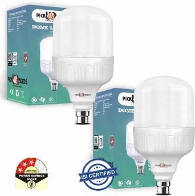 Daily Needs Shop 55 W Round B22 D CFL Bulb(White, Pack of 2)