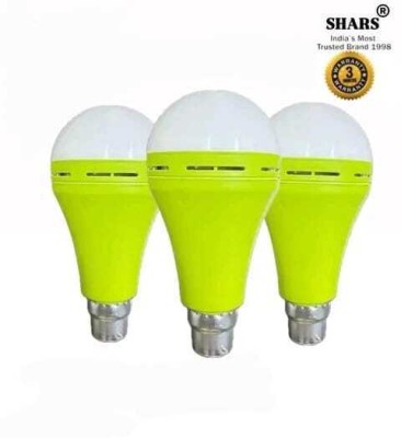 shars 12 W Standard Inverter Bulb(White, Pack of 3)