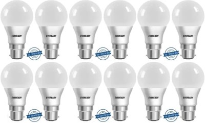 EVEREADY 9 W Standard B22 D LED Bulb(White, Pack of 12)