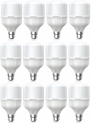 REMEN 16 W Basic Standard B22 LED Bulb(White, Pack of 12)
