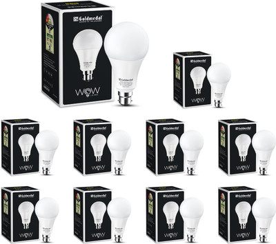 Gold Medal 18 W Basic Standard B22 LED Bulb(White, Pack of 10)