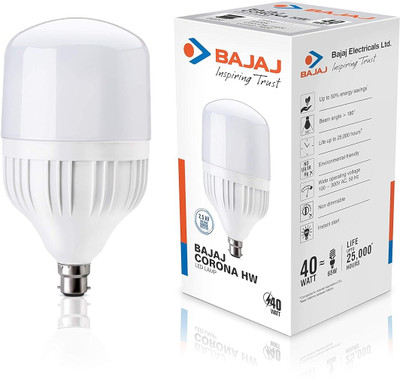 BAJAJ 40 W Basic Standard B22 LED Bulb(White)