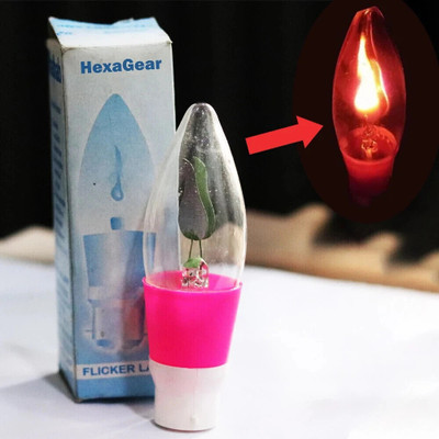 HexaGear 0.5 W Basic Decorative 2 Pin, Plug & Play Decorative Bulb(Gold)