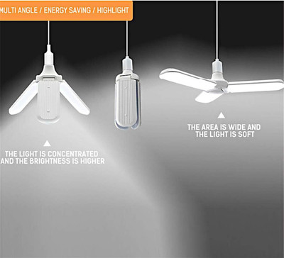 TECHEL 50 W Eye Safety Compliance T-Bulb B38 LED Bulb(White)