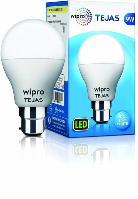 Wipro 9 W Basic Standard B22 LED Bulb(White)