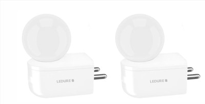 Ledure 0.5 W Round B22 LED Bulb(White, Pack of 2)