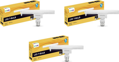 EcoLink 12 W Basic T-Bulb B22 LED Bulb(White, Pack of 3)