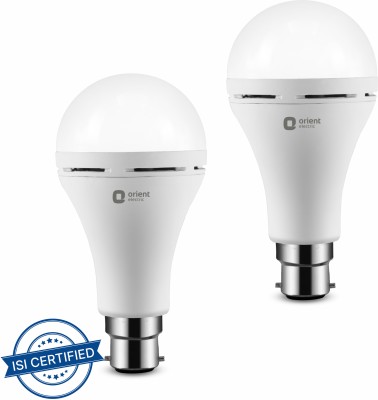 Orient Electric 12 W Standard B22 LED Bulb(White, Pack of 2)