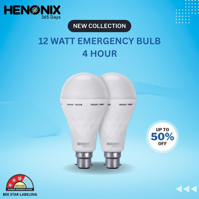 HENONIX 12 W Eye Safety Compliance Circline B22 LED Bulb(White, Pack of 2)