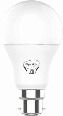 Pigeon LED 9 W Round B22 LED Bulb(White, Pack of 6)