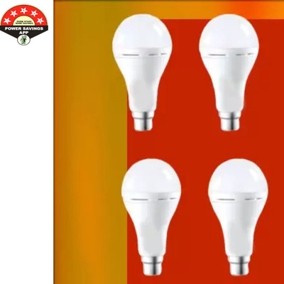 ONIEXO 12 W Inverter Round B22 Inverter Bulb(White, Pack of 4)