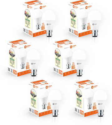 Orient Electric 12 W Basic Round B22 LED Bulb(White, Pack of 6)