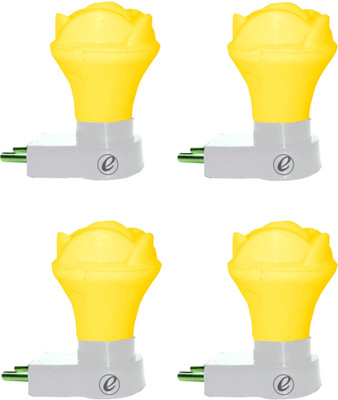 Imperial 0.5 W Eye Safety Compliance Decorative 2 Pin, Plug & Play LED Bulb(Yellow, Pack of 4)