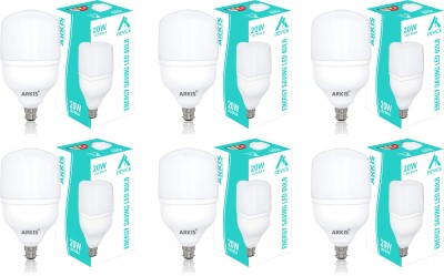 ARKIS 20 W Standard B22 D LED Bulb(White, Pack of 6)