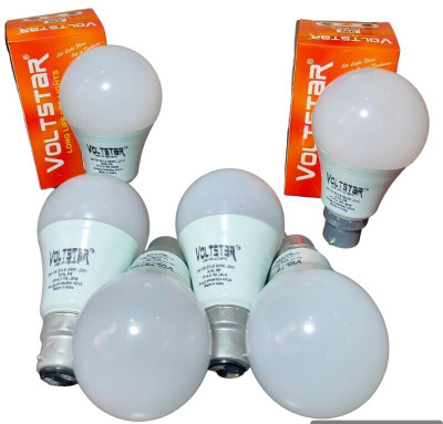 Voltstar 9 W Basic Standard B22 D LED Bulb(White, Pack of 6)